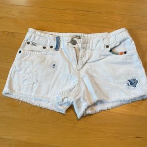Girls Polo Ralph Lauren premium Jean shorts